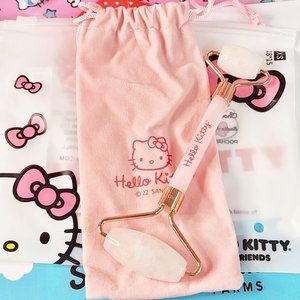 Hello Kitty Stone Facial Massage Roller With Storage Bag